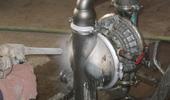 Dry ice blasting in chemical industry