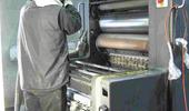 Dry ice blasting in printing industry