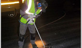 Cleaning runway lights